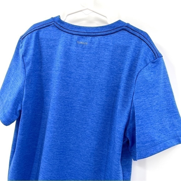 ADIDAS Boy's Blue Short Sleeve Lightweight Active Graphic T-Shirt Size M - Picture 7 of 9